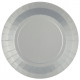 10 ASSIETTES RONDE GRAND MODELE ARGENT