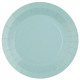 10 ASSIETTES RONDE GRAND MODELE BLEU CLAIR