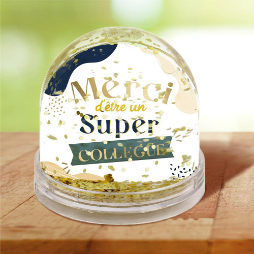 BOULE A NEIGE "SUPER COLLEGUE"