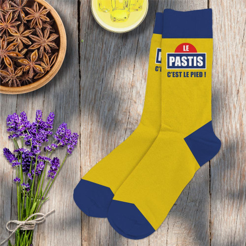 CHAUSSETTES &quot;LE PASTIS...&quot;