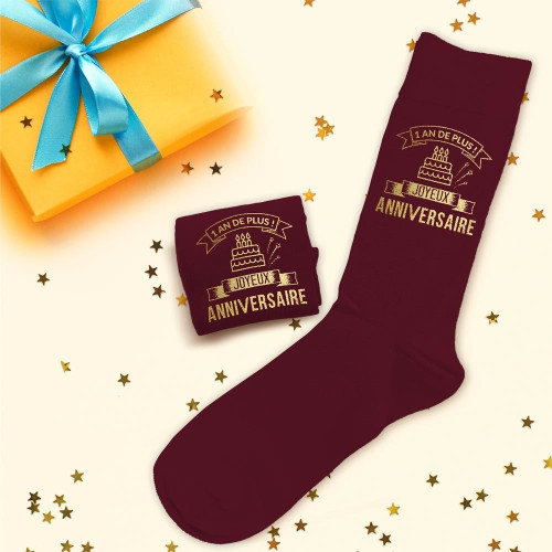 CHAUSSETTES HOMME ANNIVERSAIRE