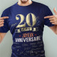 TEE SHIRT A DEDICACER HOMME 20 ANS