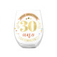 VERRE ROND CADEAU 30 ANS