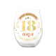 VERRE ROND CADEAU 18 ANS