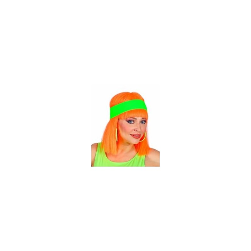 BANDEAU 80'S ORANGE FLUO