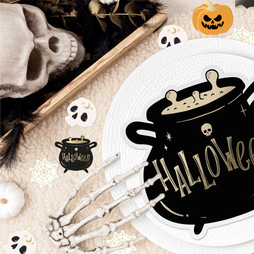 10 SERVIETTES HALLOWEEN CHAUDRON