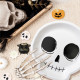 6 ASSIETTES HALLOWEEN TETE DE MORT