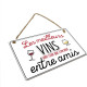 PLAQUE METAL "VIN ENTRE AMIS"