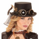 HAUT DE FORME STEAMPUNK+ LUNETTES