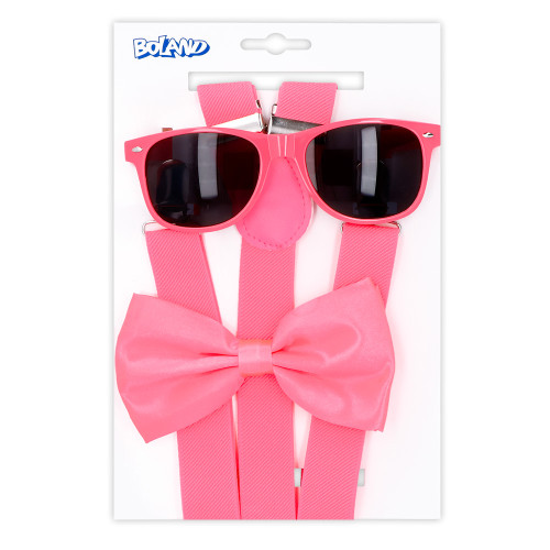 SET ACCESSOIRES NEON ROSE