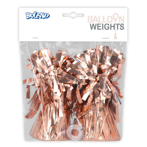 SET 2 POIDS BALLONS ROSE GOLD