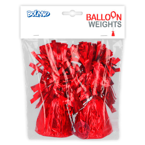 SET 2 POIDS BALLONS ROUGE