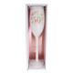 FLUTE BLANCHE ROSE DORE 50 ANS