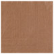 25 SERVIETTES 33X33 PLIS BRONZE