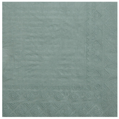 25 SERVIETTES 33X33 2 PLIS EUCALYPTUS