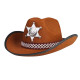 CHAPEAU ENFANT SHERIFF BRUN