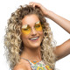 LUNETTES PARTY HIPPIE XL JAUNE