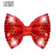 NOEUD PAPILLON ROUGE LED