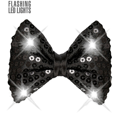 NOEUD PAPILLON NOIR LED