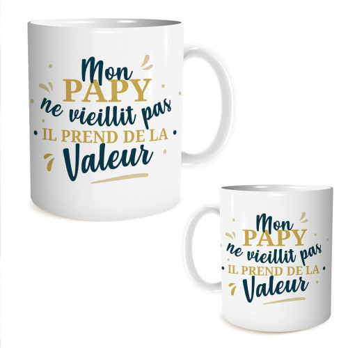 MUG &quot;MON PAPI NE VEILLIT PAS&quot;