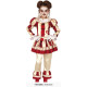 COSTUME STRIPED CLOWN 5/6 ANS