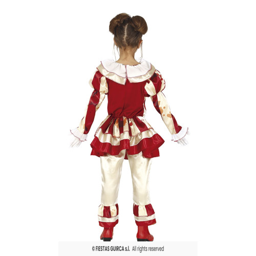 COSTUME STRIPED CLOWN 5/6 ANS