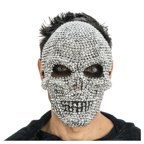 MASQUE TETE DE MORT STRASS