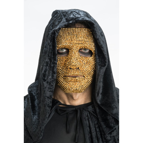 MASQUE NO ID STRASS DORE