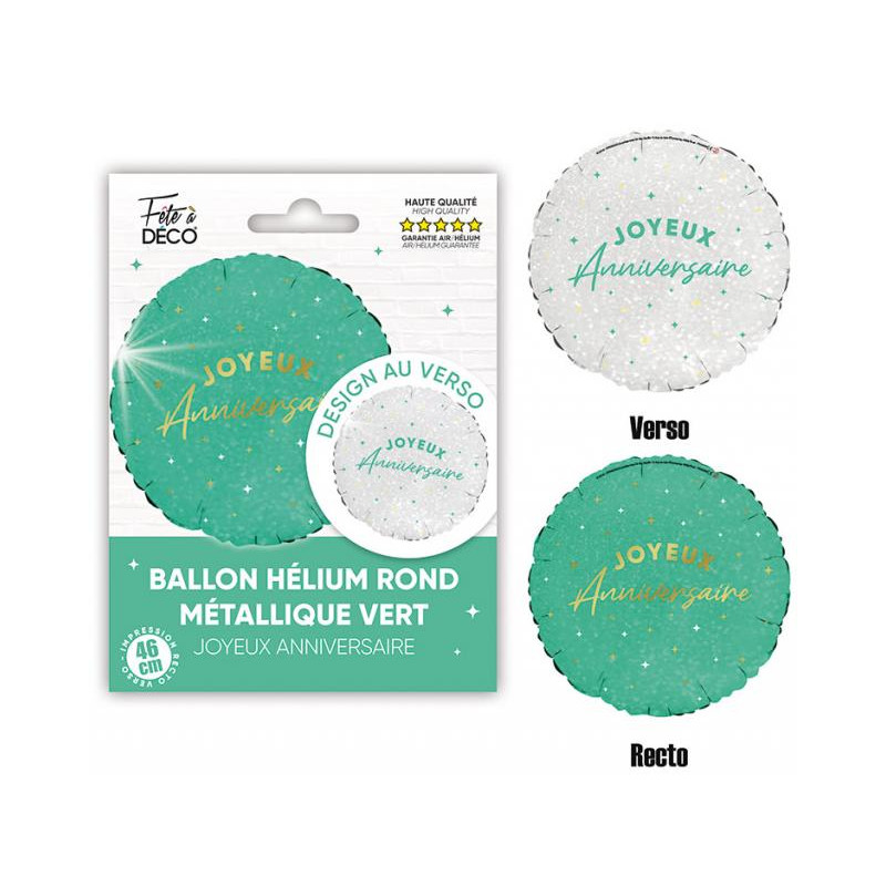 BALLON HELIUM JOY ANNIV VERT