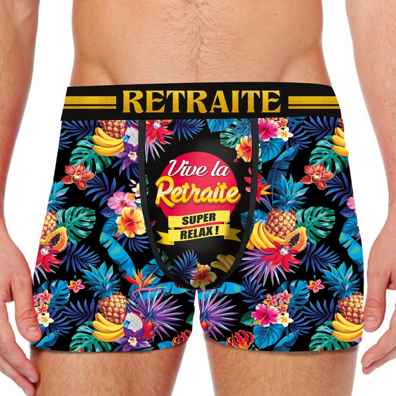 BOXER FESTIF RETRAITE TAILLE L