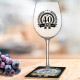 COFFRET VERRE A VIN 40 ANS