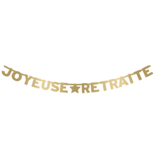 GUIRLANDE LETTRE  JOY.RETRAITE