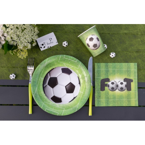 10 ASSIETTES FOOT VERT