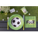 10 ASSIETTES FOOT VERT