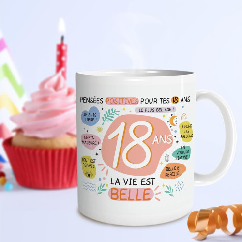 MUG FEMININ 18 ANS