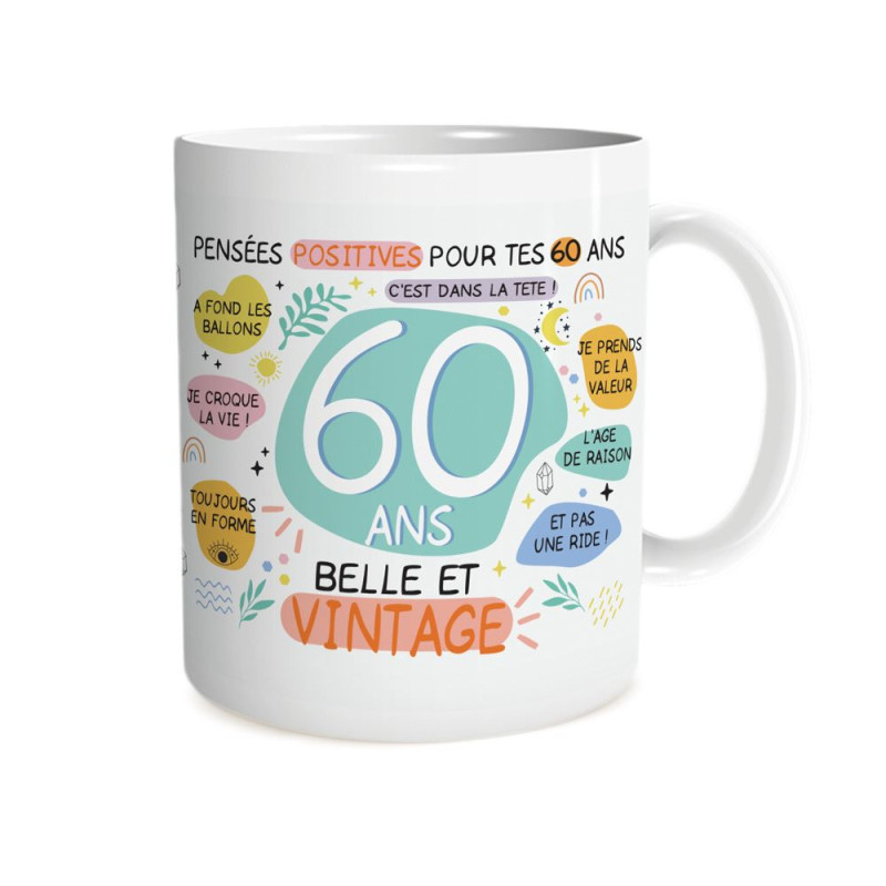 MUG FEMININ 60 ANS