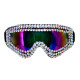 LUNETTES DE SKI ANNEES 80 STRASS