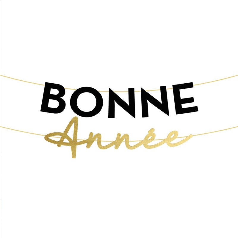 GUIRLANDE LETTRES "BONNE ANNEE"