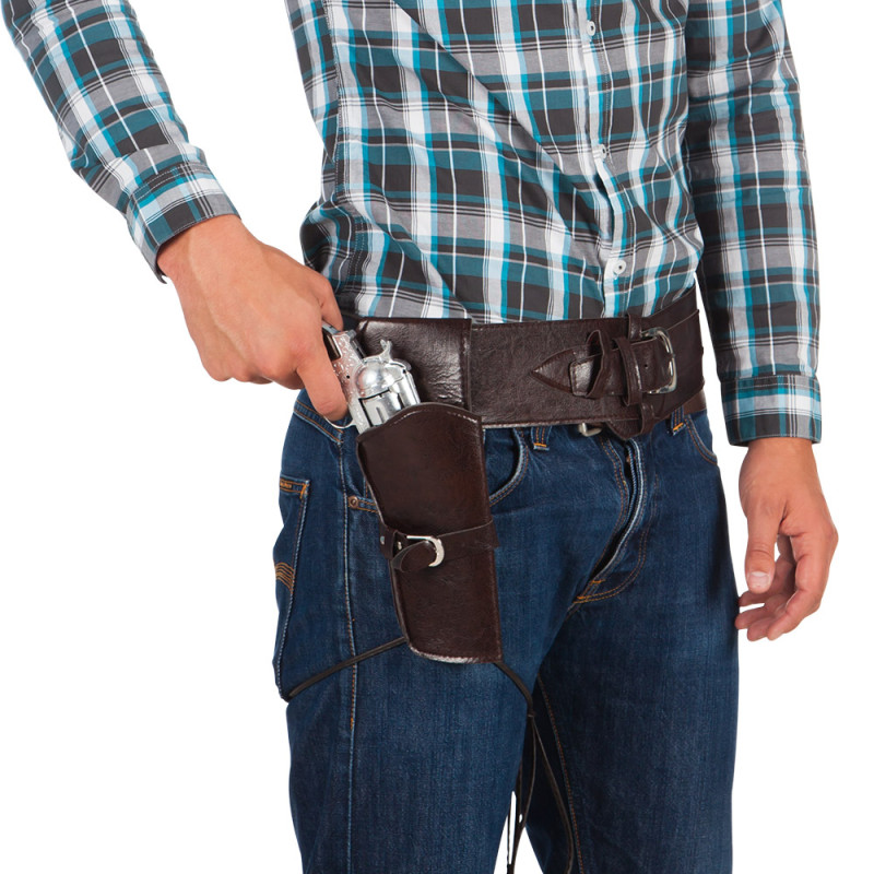 CEINTURE+ETUI PISTOLET COW BOY