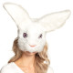 DEMI MASQUE PELUCHE LAPIN