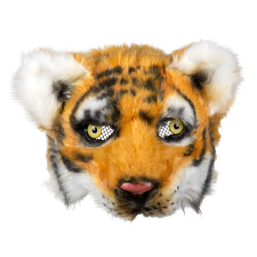 DEMI MASQUE PELUCHE TIGRE