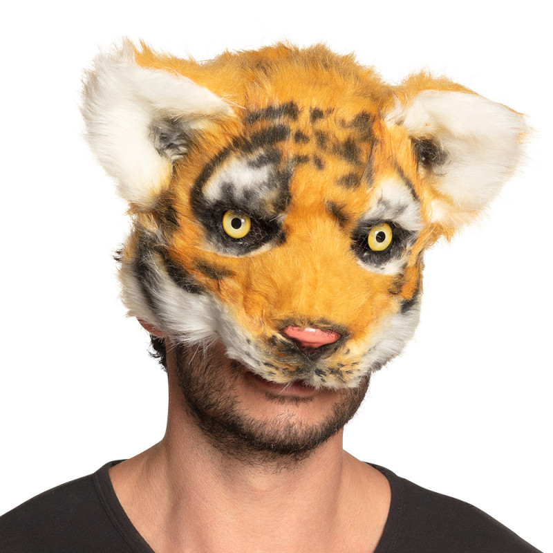 DEMI MASQUE PELUCHE TIGRE