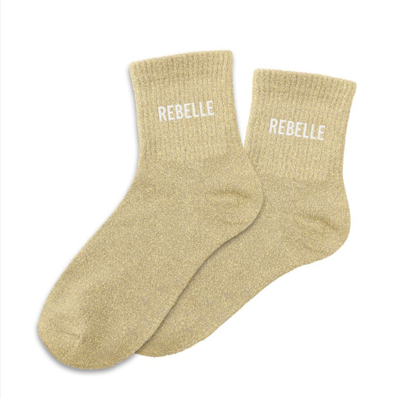 CHAUSSETTES PAILLETTES REBELLE