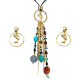 COLLIER ET BOUCLES D'OREILLES