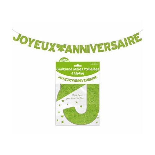 Guirlande joyeux anniversaire 1 an