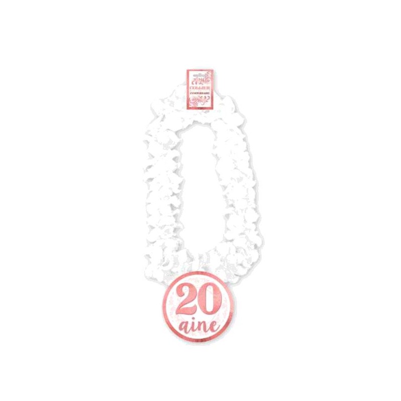 COLLIER FLEUR ANNIVERSAIRE FEMME 20 ANS