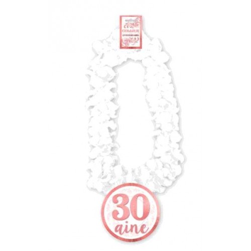 COLLIER FLEUR ANNIVERSAIRE FEMME 30 ANS