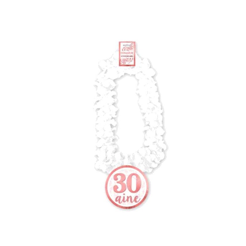 COLLIER FLEUR ANNIVERSAIRE FEMME 30 ANS