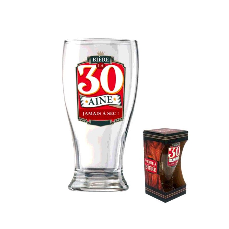 VERRE A BIERE 30 ANS