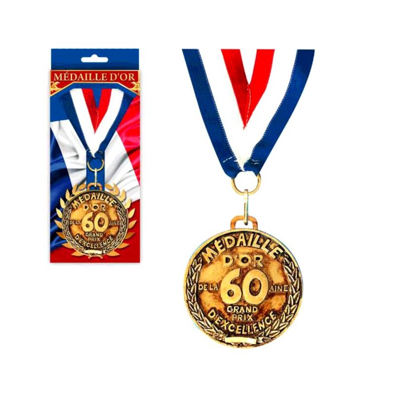 MEDAILLE D'OR 60 ANS